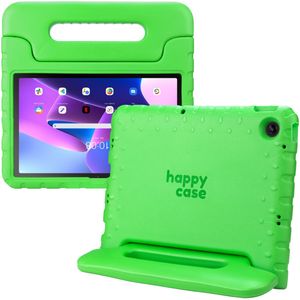 HappyCase Lenovo Tab M10 Plus Gen 3 Kinder Tablethoes Handvat Groen
