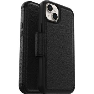 OtterBox Strada Apple iPhone 14 Plus Hoesje Echt Leer Book Case Zwart