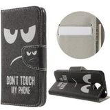 Huawei Y6 II Compact Portemonnee Hoesje Don't Touch