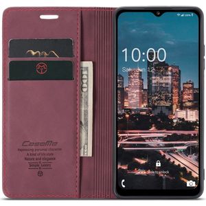 CaseMe 013 Samsung Galaxy A34 Hoesje Book Case met Pasjeshouder Rood