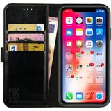 Rosso Element Apple iPhone XR Hoesje Book Cover Zwart