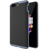 OnePlus 5 Hybride Carbon Hoesje Blauw
