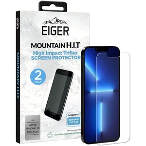 Eiger Apple iPhone 13 Pro Max Display Folie Screen Protector [2-Pack]