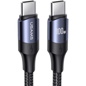Fast Charge 100W PD USB-C Snellaad Kabel 5A Gevlochten Nylon 3 Meter