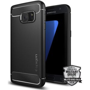 Spigen Rugged Armor Samsung Galaxy S7 Hoesje Back Cover Zwart