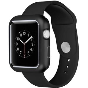 Apple Watch 41MM / 40MM / 38MM Hoesje - Metaal Frame met Magneetsluiting - Zwart