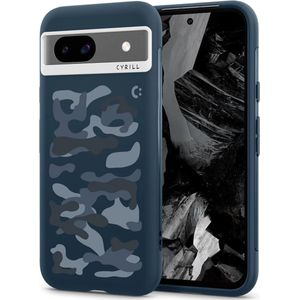 Spigen Cyrill Ultra Color Google Pixel 8a Hoesje Back Cover Camo Blauw