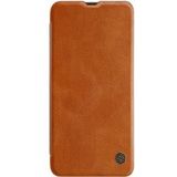 Nillkin Qin Series Flip Hoesje Samsung Galaxy A70 Bruin