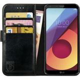 Rosso Element LG Q6 Hoesje Book Cover Zwart