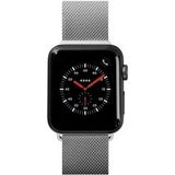 LAUT Steel Loop Apple Watch 44MM / 42MM Bandje Roestvrij Staal Zilver