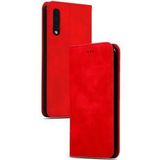 Samsung Galaxy A50 Book Case Hoesje Luxe Wallet Kunst Leer Rood