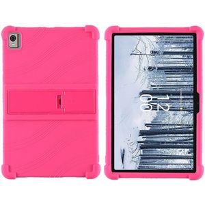 Nokia T21 Hoes Siliconen Back Cover Roze