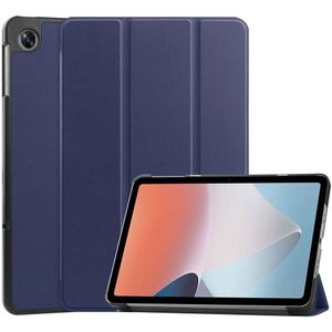 Oppo Pad Air Hoes Tri-Fold Book Case met Standaard Blauw