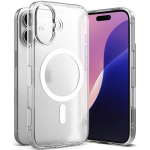 Ringke Fusion Apple iPhone 16 Plus Hoesje MagSafe Matte Transparant