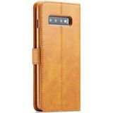 Samsung Galaxy S10 Retro Book Case Portemonnee Hoesje Bruin
