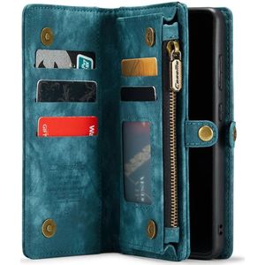 CaseMe 008 Samsung A52  A52S Hoesje Book Case en Back Cover Blauw