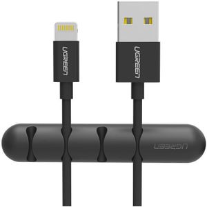 UGREEN Kabel Organizer - Clips - Kabelklem - Bureau - Muur - Plakbaar - Zelfklevend - 3M Tape - Zwart