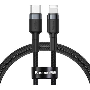 Baseus Cafule USB-C naar Apple Lightning Kabel PD 18W 1M Grijs/Zwart