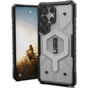 UAG Pathfinder Clear Samsung Galaxy S25 Ultra Hoesje Qi2 Magnet Ice Zilver