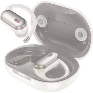 Hoco - EA7 - Draadloze Headset - Beige - Open-Ear - Noise Cancelling