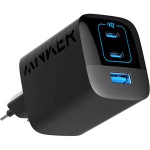 Anker 336 (67W) Fast Charger 3-Poorts USB-A en USB-C Adapter Zwart