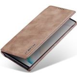Samsung Galaxy Note 10 Retro Portemonnee Bookcase Hoesje Bruin