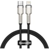 Baseus Cafule Series USB-C naar Apple Lightning Kabel 20W 25cm Zwart