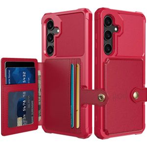 Samsung Galaxy A56 Hoesje 3-in-1 Pasjes Portemonnee Back Cover Rood