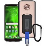 Armor X BX-Series Motorola Moto G6 Robuust Hoesje Transparant Zwart