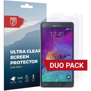 Rosso Samsung Galaxy Note 4 Ultra Clear Screen Protector Duo Pack