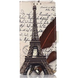 Samsung Galaxy S23 Plus Hoesje Portemonnee Book Case Eiffeltoren Print