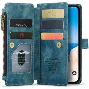 CaseMe C30 Apple iPhone 14 Plus Hoesje Pasjeshouder Book Case Blauw