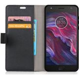 Motorola Moto X4 Portemonnee Hoesje Zwart