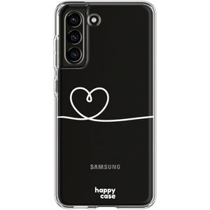 HappyCase Samsung Galaxy S21 FE Hoesje Flexibel TPU Hartje Print