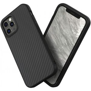 RhinoShield SolidSuit Apple iPhone 12 / 12 Pro Hoesje Carbon Fiber