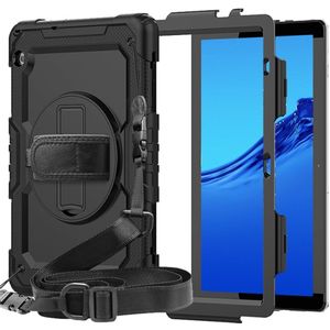 Huawei MediaPad T5 Hoes met Screen Protector en Handriem Zwart