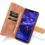 Huawei Mate 20 Lite Echt Leren 2-in-1 Portemonnee Hoesje Bruin