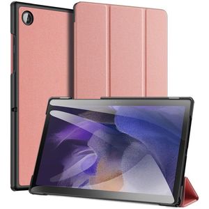 Dux Ducis Domo Samsung Galaxy Tab A8 Hoes Tri-Fold Book Case Roze
