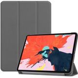 Apple iPad Pro 12.9 (2018) Tri-Fold Flip Case Grijs