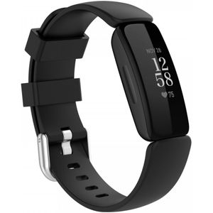 Fitbit Ace 3 / Inspire 2 Bandje Siliconen met Gespsluiting Zwart