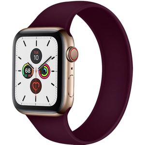 Apple Watch Bandje - 1-9/SE/Ultra 41MM/40MM/38MM - Solo Loop - Paars (Maat: M)