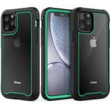 Apple iPhone 11 Pro Hybride Full Protect Hoesje Zwart/Cyaan