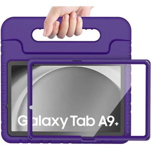HappyCase Candy  Samsung Tab A9 Plus Kinder Hoes met Screenprotector Paars