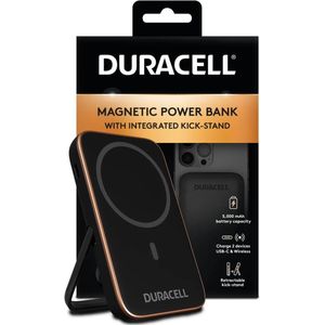 Duracell - Micro 5 MagSafe Powerbank - Zwart - 5.000 mAh - USB-C