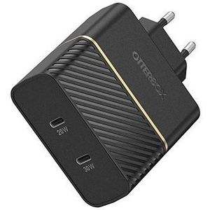 Otterbox 2-in-1 Fast Charge PD USB-C Oplader 50W Adapter Zwart