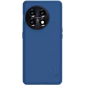 Nillkin Super Frosted Shield OnePlus 11 Hoesje Back Cover Blauw