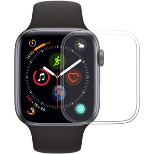 Apple Watch 44MM Screenprotector Full Cover Tempered Glass Transparant