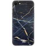 HappyCase Apple iPhone SE 2020 Hoesje Flexibel TPU Dark Marble Print