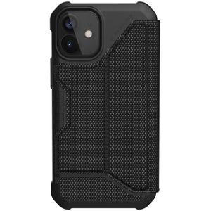 Urban Armor Gear Metropolis iPhone 12 Mini Hoesje Carbon Zwart