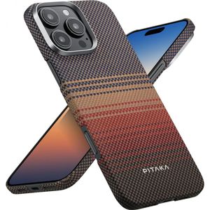 PITAKA MagEZ 6 Apple iPhone 16 Pro Max Hoesje 600D Ultra Dun MagSafe Sunset